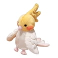 thumbnail image 4 of HILABEE Marionnette Perroquet 20cm Peluche pour Raconter des Histoires Jeu de Rôle Préscolaire Jaune et Blanc, 4 of 9