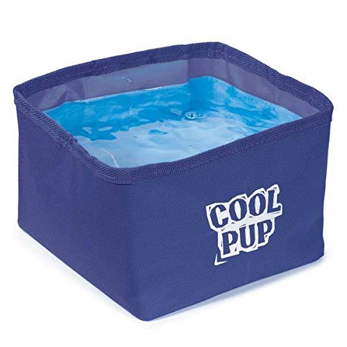 Bols Rafraîchissants pour Chien - Bol Portable Résistant à l'Eau avec Insert Refroidisseur, Paquets en Vrac (1 Bol)