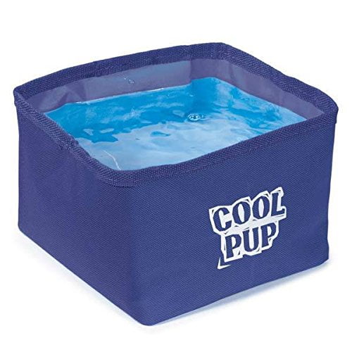 Bols Rafraîchissants pour Chien - Bol Portable Résistant à l'Eau avec Insert Refroidisseur, Paquets en Vrac (1 Bol)