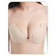 thumbnail image 4 of Women Bra Strapless Breathable Lightweight Front Close Backless Bra Push up Bra, 4 of 10