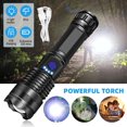 thumbnail image 1 of EIGTHTAIL 120000 Lumens Powerful Flashlight  Rechargeable XHP70.2 Super Bright Tactical Led Flashlight Zoom Torch, 1 of 11