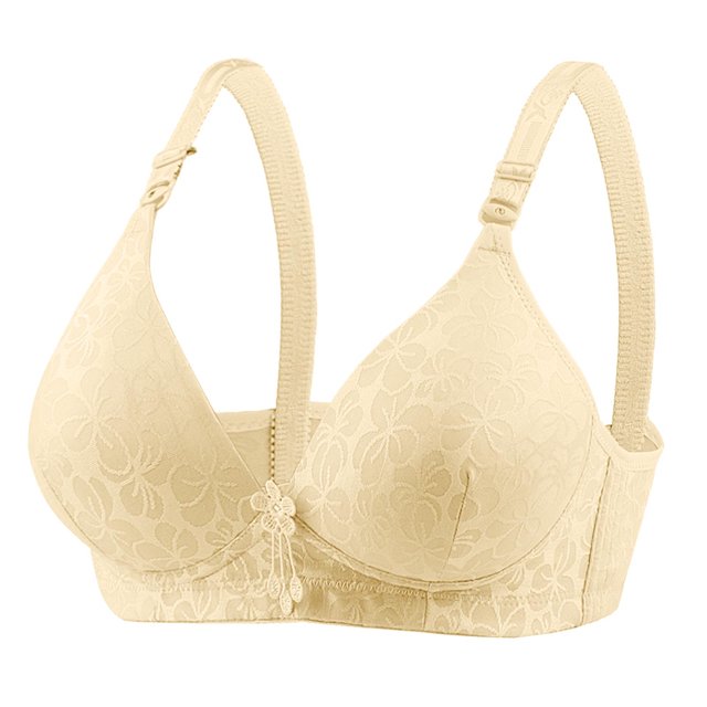 Timegard Bras for Women No Underwire Adjustable Strap Full Coverage High Support Comfort Daily Bralette