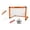 Orange 60x45cm, variant on Lipstore Kids Soccer Goal Compact Folded Football Goal for Garden Family Games Sports White 120x80cm