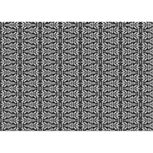 Ahgly Company Tapis d'Intérieur Lavables en Machine Rectangle Transitionnel Zone Grise de Minuit, 7' x 9'