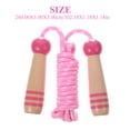 thumbnail image 4 of Children Jump Rope Adjustable Skipping Ropes Wooden Handle Jumping Ropes, 4 of 8