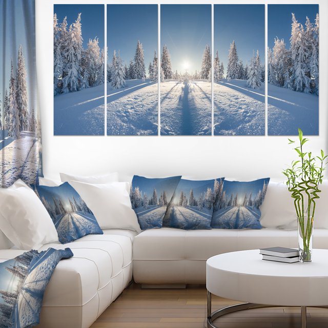 Majestic White Winter Landscape
