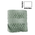 thumbnail image 3 of Couverture Polaire Douce et Épaisse - Plaid Douillet pour Lit et Canapé, en Polyester, pour un Confort Optimal à la Maison, Vert, JKODE, 3 of 9