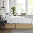 thumbnail image 2 of SGI Bedding 11 Inch Pleated Bed Skirt | Microfiber Bed Skirt | Fade Resistant, Wrinkle Free, Anti-static, Decorative, Extra Storage Space, Clutter-Free | Queen, Taupe, 2 of 5