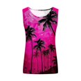 thumbnail image 4 of lSLJS Women Floral Printing Tank Round-Neck Sleeveless Block Tunic Tee Tops, Womens Tank Tops, 4 of 5
