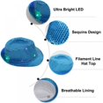 thumbnail image 4 of Western Fashion Sequin Fedora Hat, 4 of 6
