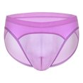 thumbnail image 1 of Mens Fashion Thin Mesh Translucent Simple And Comfortable Breathable Underwear, 1 of 1