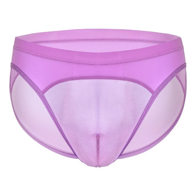 Mens Fashion Thin Mesh Translucent Simple And Comfortable Breathable Underwear