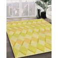 thumbnail image 3 of Ahgly Company Machine Washable Indoor Rectangle Transitional Neon Yellow Area Rugs, 2' x 3', 3 of 7