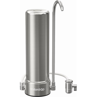 Waterdrop Countertop Filter System, 5-Stage Stainless Steel Countertop Filter