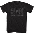 thumbnail image 1 of T-Shirt pour Adulte AC/DC Groupe de Rock Hard Music Back In Black Album Tee, 1 of 2