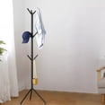 thumbnail image 1 of COM1950s Racks for Storage, Metal Storage Rack, Riangular Floor-Standing Coat Rack Space-Saving Assemblable and Detachable for Easy Storage, Modern Coat Rack, 1 of 9