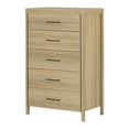 thumbnail image 2 of South Shore Gravity 5-Drawer Chest for Adult, in Natural Ash, 2 of 13