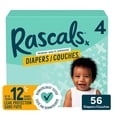 thumbnail image 1 of Rascals Premium Absorbent Baby Diapers, Size 4, Small Carton, 56 Count, 1 of 8