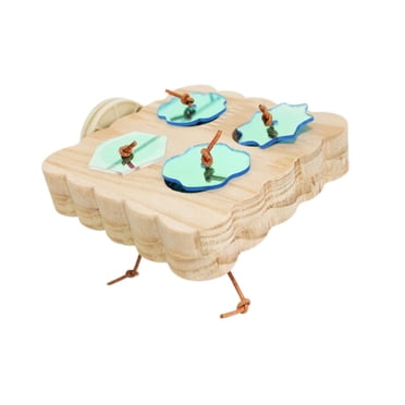 jinwen Bird Foraging Box Toy Parrot Enrichment Toy for Cockatoo Parakeet Chinchilla square