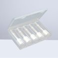 thumbnail image 2 of FRCOLOR Boîte Ronde pour Pièces 6 Pcs Étuis Ronds Transparents en Plastique Rangement pour Pièces Tube Protecteur avec Boîte de Rangement (5 Tubes + 1 Boîte de Rangement),7.68"X4.65"X1.57 Pouces, 2 of 5