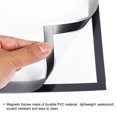 thumbnail image 3 of Unique Bargains A4 Magnetic Sign Holder, 4 Pack Magnetic Display Frame Self-Adhesive Picture Frame for Refrigerator, Silvery, 3 of 7