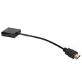 thumbnail image 4 of Câble Convertisseur, Convertisseur VGA Résistant à l'Usure Interface Multimédia HD vers Protection de Boîtier VGA pour Moniteur Projecteur pour Ordinateur pour Portable Noir,Blanc, 4 of 8