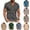 ZA-Khaki mens tees, variante sur DIOAZUD Chemises Henley pour Hommes à Manches Courtes, Couleur Unie, Grandes Tailles, T-Shirts de Musculation, Gym, Sport, Argent P