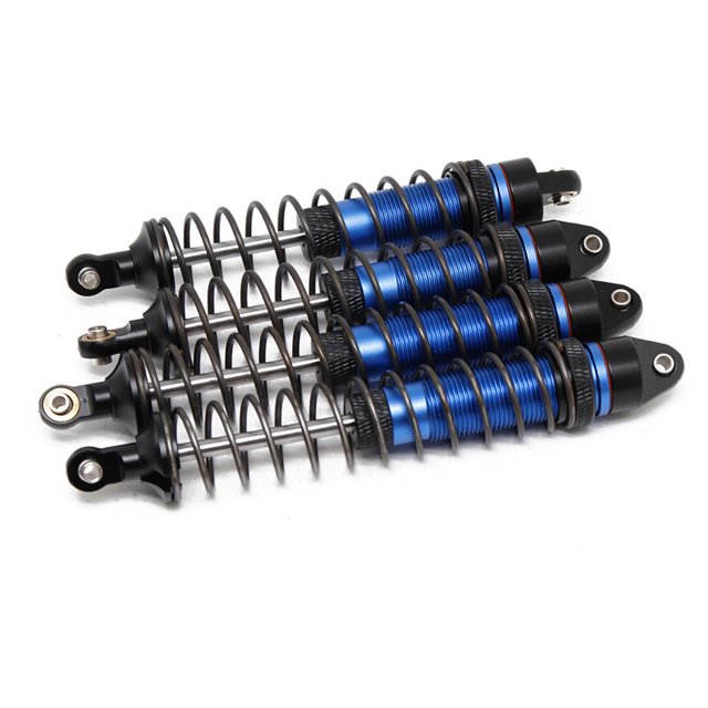yingyy Car Damper Shock Absorber Waterproof Truck Crawler Upgraded Parts Professional Practical Front/Rear Assembled Dampers Red Blue