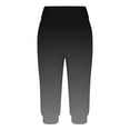 thumbnail image 3 of Yuyuzo Womens Capri Pants High Waisted Drawstring Sweatpants Running Gym Cropped Trousers with Pockets, 3 of 6