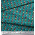 thumbnail image 3 of Soimoi Georgette Viscose Fabric Crossbone & Skull Halloween Print Fabric by Yard 42 Inch Wide, 3 of 3