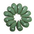 thumbnail image 4 of jinwen 12x Golf Iron Head Covers Headcovers Club Protector Green, 4 of 9