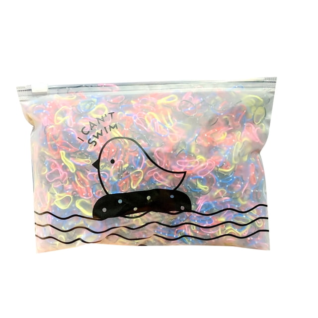 1000PC Colorful Disposable Rubber Band Fashion Elastic Hair Band Daily Life Home