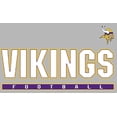 thumbnail image 2 of NFL Minnesota Vikings Bloc Texte Sport-Gris Grand Molleton à Col Rond, 2 of 4