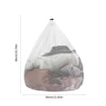 thumbnail image 3 of Yhmxh Large Laundry Bag Mesh Laundry Bags With Drawstring Wash Bag For Delicates Garment Laundry Mesh Bag For Family College Dorm Apartment Shoe Storage Storage Bins Storage Containers, 3 of 6