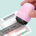 thumbnail image 1 of Oleegame 1PC Ten Dollar Items Random Confidential Single Applicator Information Photosensitive Privacy Express Roller Seal Seal Code Alteration Personal Office Stationery 1ML Pink, 1 of 9