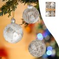 thumbnail image 4 of RKSTN Christmas Balls Christmas Tree Ornament, Christmas Ball Decoration Set 3.14 Inch Christmas Ball Shatterproof Hanging Tree Ornament Set Christmas Decorations, 4 of 4