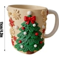 thumbnail image 1 of Tea Gift Sets Resin Christmas Mug Stainless Liner Insulated Cup, 1 of 2