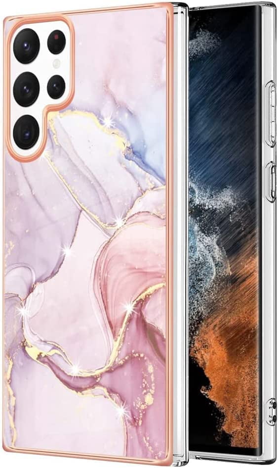 Samsung Galaxy S23 Ultra 5G Case, Samsung S23 Ultra Phone Case Marble Pattern Slim Design, Duale Layer, Shockproof. Military Grade Protection Cover for Samsung Galaxy S23 Ultra 5G