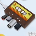 thumbnail image 4 of USB Hub Tape Shaped Multi Port USB Hub 3 Port USB Splitter with Charging and Data Transfer Cartoon Fruit Design for Laptop PC Mobile Phone Accessories, 4 of 7