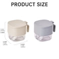 thumbnail image 2 of Harpily Household Kitchen Seasoning Box With Lid Two Compartments Seasoning Bottle Divided Compartments Seasoning Box Large Capacity Storage Jar Monosodium Glutamate Jar, 2 of 7
