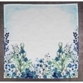 thumbnail image 2 of Vargottam Collection de Luxe Linge de Table Décor Serviette en Coton Tissu Imprimé Serviettes Réutilisables Ensemble de 4, 20 X 20 - Fleurs à l'Aquarelle, 2 of 6