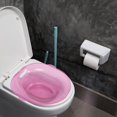 thumbnail image 4 of lionlar Sitz Bath Basin for Toilet Anti Overflow Toilet Tub Universal Wider Seating Area Pink, 4 of 9