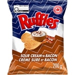 Ruffles Sour Cream & Bacon flavoured Potato Chips