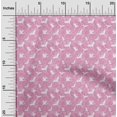 thumbnail image 2 of oneOone Rayon Light Pink Fabric Flamingo Sewing Craft Projects Fabric Prints By Yard 56 Inch Wide, 2 of 5