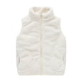 thumbnail image 1 of MeetoTime Gilet Sans Manches pour Tout-Petits Garçons Filles en Sherpa Polaire, Veste Zippée Sans Manches avec Poches, 1 of 8
