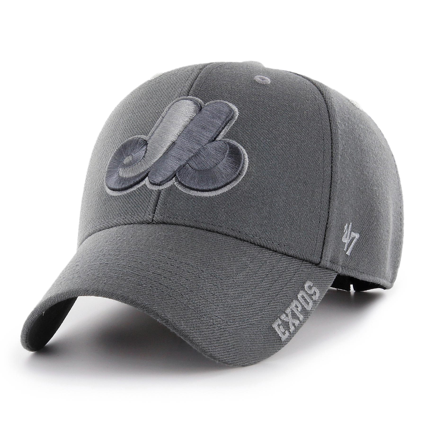 Montreal Expos '47 MVP Defrost Cap - Charcoal | Adjustable