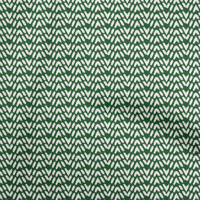 oneOone Georgette Viscose Green Fabric Abstract Brush Stroke Sewing Craft Projects Fabric Prints by Yard 42 Inch Wide