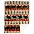 thumbnail image 3 of Carstens, Inc Soft Sherpa Plush Throw Blanket, Cascade Ridge, 3 of 5