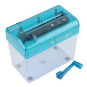 Mini Shredder portatif, taille portable, large application, conception antidérapante, A6 Capacité de déchiquetage du papier 1L.