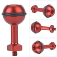 thumbnail image 2 of Ball Base Mount Diverting Ball Clip Mount Diverting Ball Joint Bracket Diverting Light Ball Clamp Holder Aluminium Alloy Diverting Bracket Action Camera Ball Head Base Fill Light Holder, 2 of 8